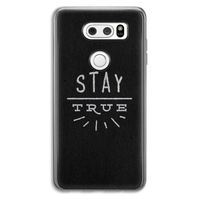 Stay true: LG V30 Transparant Hoesje