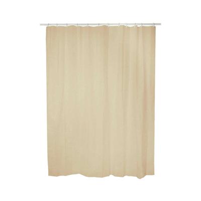 Douchegordijn Exma basic Beige PVC 140 x 180 cm