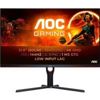 AOC GAMING U32G3X/BK 32 4K Ultra HD 144Hz IPS Monitor - thumbnail