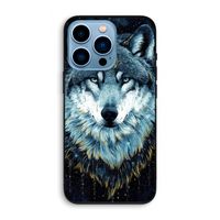 Darkness Wolf: iPhone 13 Pro Biologisch afbreekbaar hoesje