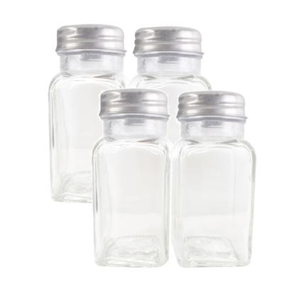 Peper en zout vaatje - 4x stuks - set - 4 x 9 cm - Peper en zout stel - Tafelvaatjes voor kruiden