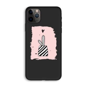 Zwart-wit cactus: iPhone 11 Pro Max Biologisch afbreekbaar hoesje