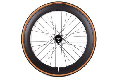 Santafixie 60mm Voorwiel + Binnenband + Band - Zwart Classic Santafixie 60mm Voorwiel + Binnenband + Band - Zwart Classic