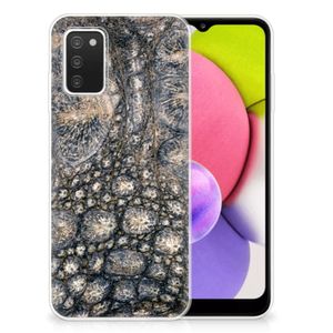 Samsung Galaxy A03S TPU Hoesje Krokodillenprint