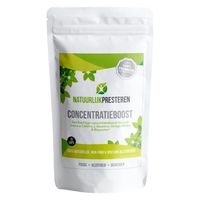 Concentratieboost - Natuurlijke studiepil studenten - L-theanine, rhodiola, magnesium, cafeïne, vitamine B12 - 60 caps