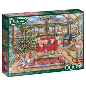 Falcon de luxe The Christmas Conservatory 1000 stukjes