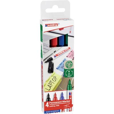 Edding edding 400 4-400-4-2 Permanent marker Watervast: Ja