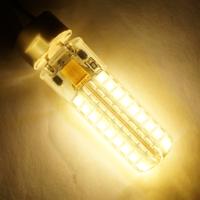 GY 6.35 5W SMD2835 72LEDs dimbare siliconen Corn Bulb voor kroonluchter kristallen lamp verlichting accessoires AC 12V (warm wit)
