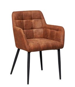 Bronco eetkamerstoel cognac Livingfurn