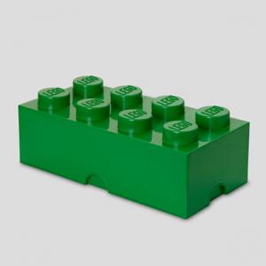 LEGO Brick 8 opbergbox - donkergroen
