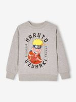 Jongenssweater Naruto® Uzumaki gemêleerd grijs - thumbnail