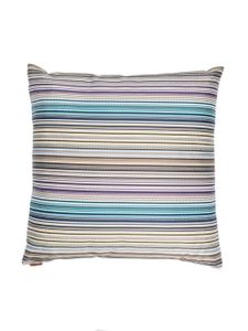 Missoni Home coussin en laine à rayures - Bleu