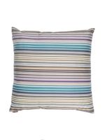 Missoni Home coussin en laine à rayures - Bleu - thumbnail