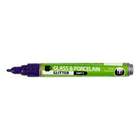 Creativ Company Glas- en porseleinstift glitter semi-dekkend - violet