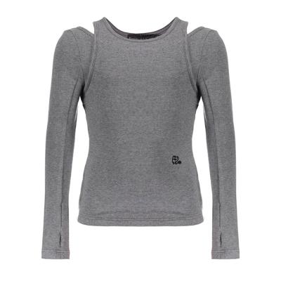 Frankie & Liberty Meisjes top - Pixie - 04.4 Dark Warm Grey