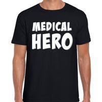 Medical hero / zorgpersoneel cadeau t-shirt zwart voor heren