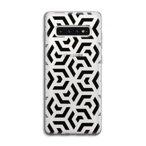 Crazy pattern: Samsung Galaxy S10 4G Transparant Hoesje