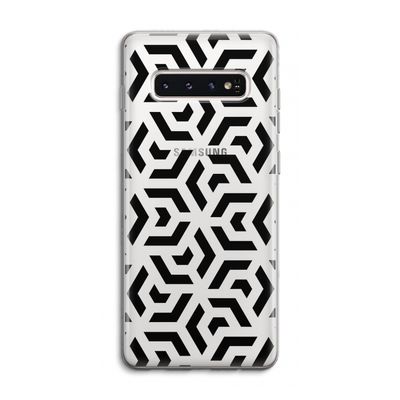 Crazy pattern: Samsung Galaxy S10 4G Transparant Hoesje