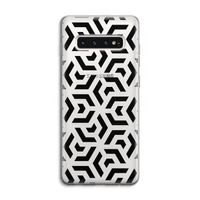 Crazy pattern: Samsung Galaxy S10 4G Transparant Hoesje