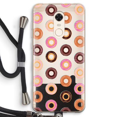 Donuts: Xiaomi Redmi 5 Transparant Hoesje met koord