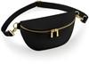 Atlantis BG766 Boutique Waist Bag - Black - 24 x 14 x 6 cm