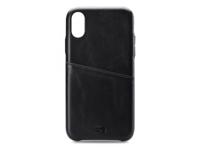 Senza Senza Pure Leather Cover with Card Slot Apple iPhone Xs Max Deep Black