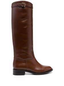 Scarosso bottes Lauren en cuir - Marron