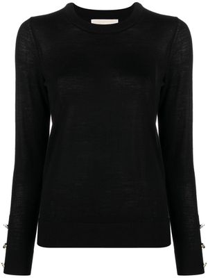 Michael Michael Kors pull boutonné en maille - Noir