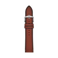 Horlogeband Fossil S221504 Leder Bruin 22mm
