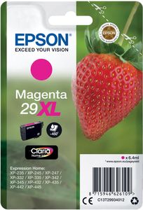 Epson inktcartridge 29XL, 450 pagina's, OEM C13T29934012, magenta