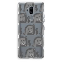 Cats: LG G7 Thinq Transparant Hoesje Cats: LG G7 Thinq Transparant Hoesje