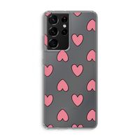 Ondersteboven verliefd: Samsung Galaxy S21 Ultra Transparant Hoesje