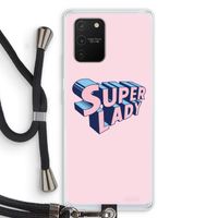Superlady: Samsung Galaxy S10 Lite Transparant Hoesje met koord