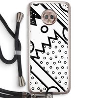 Pop Art #4: Motorola Moto G6 Transparant Hoesje met koord