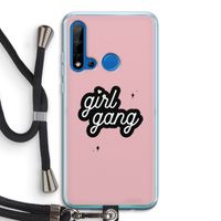 Girl Gang: Huawei P20 Lite (2019) Transparant Hoesje met koord