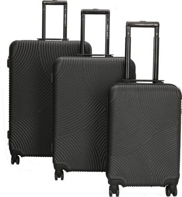Enrico Benetti Louisville kofferset driedelig-Black