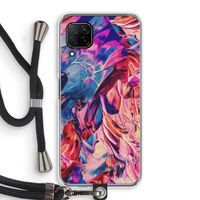 Pink Orchard: Huawei P40 Lite Transparant Hoesje met koord