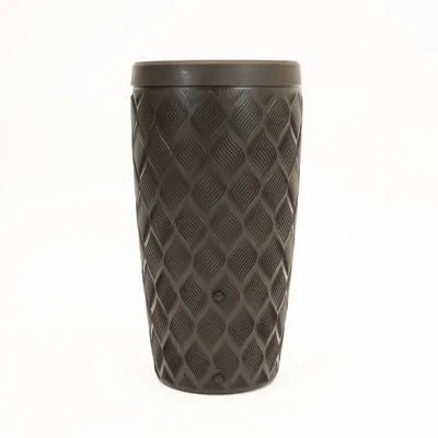 Vita Regenton Flow donker bruin 240L, incl. vulautomaat, kraan met Gardena koppeling en plantenbak