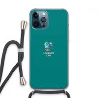 Win98: iPhone 13 Pro Max Transparant Hoesje met koord