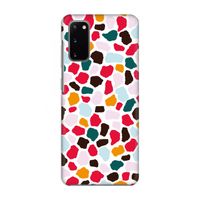Colored Giraffe: Volledig geprint Samsung Galaxy S20 Hoesje