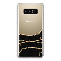 Gouden marmer: Samsung Galaxy Note 8 Transparant Hoesje