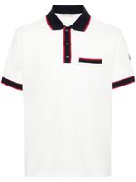 Moncler polo à logo appliqué - Blanc - thumbnail