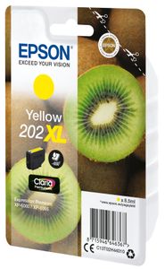 Epson Kiwi Singlepack Yellow 202XL Claria Premium Ink