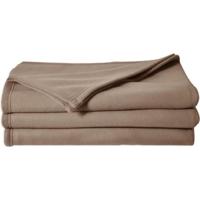 POLECO fleecedeken TAUPE 240 POLECO fleecedeken TAUPE 240