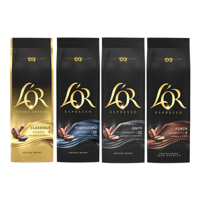 Proefpakket L&apos;OR Espresso Deluxe - 2 KG koffiebonen
