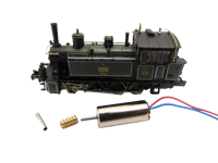 micromotor NF057G motor ombouwset voor Fleischmann DB BR 98.8, K.Bay.Sts.B. GtL 4/4 - thumbnail