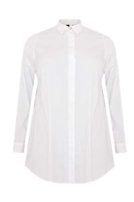 Yoek Blouse STRETCH | Wit | Maat 50/52