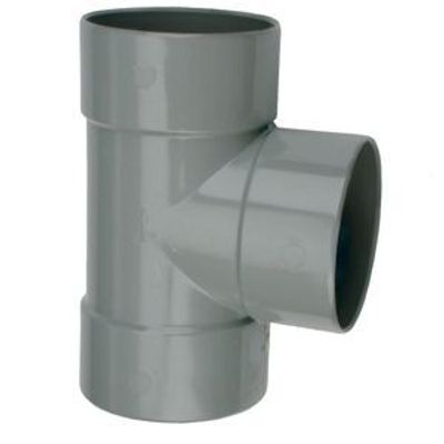 PVC T-Stuk 88° 3 x mof 125 mm