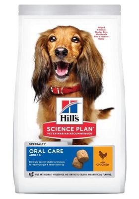 Hill&apos;s Science Plan Hond Adult Oral Care Medium Kip 12kg