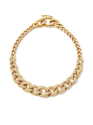 SHAY bracelet Gradual Pave Link en or 18ct pavé de diamants